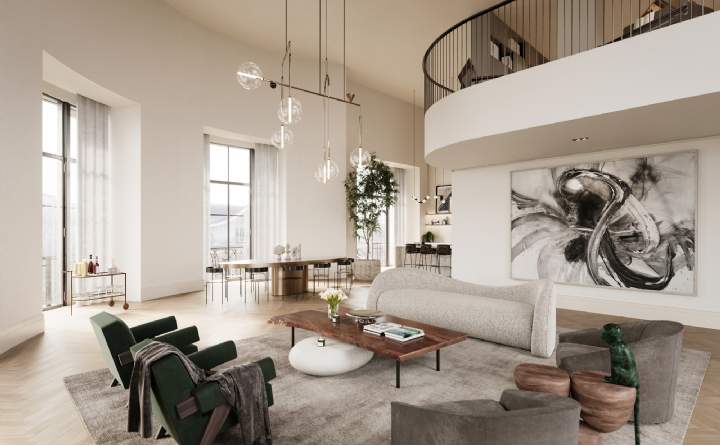 The Whiteley - Living room